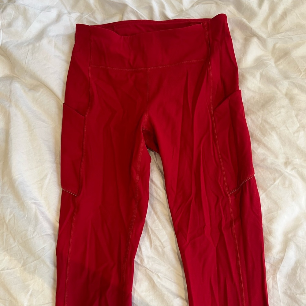 Lululemon Bold Red Leggings